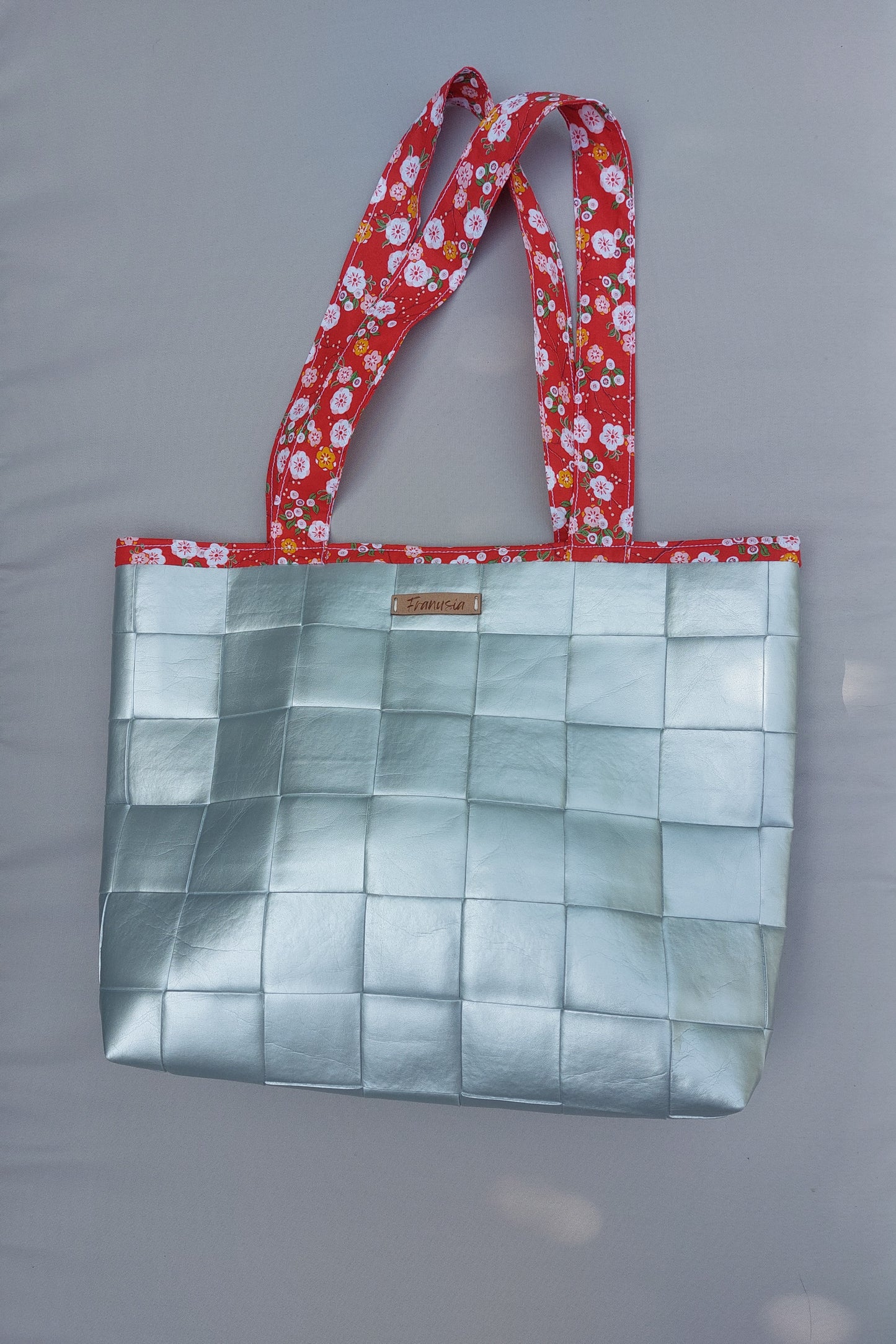 Sac cabas simili cuir