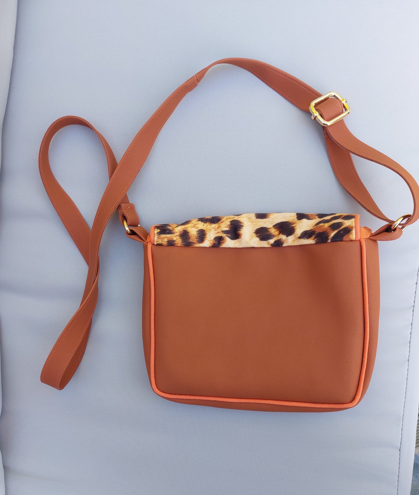 Sac à main bi-matière
