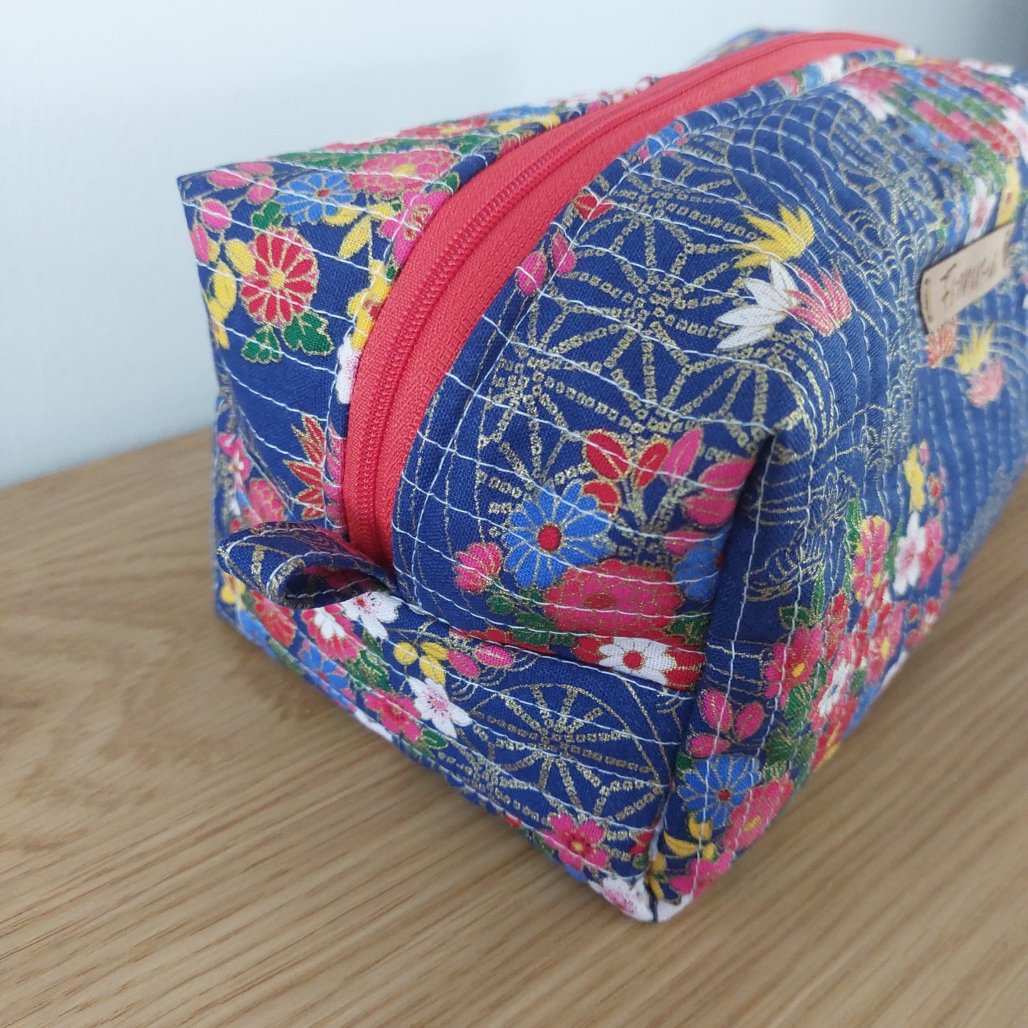 Trousse de toilette matelassée