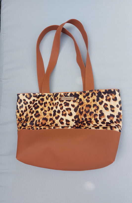 Sac cabas simili cuir