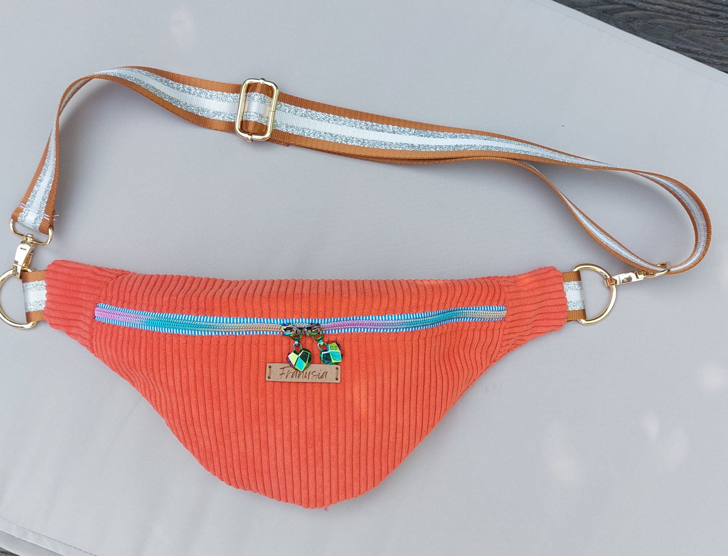 Sac banane velours