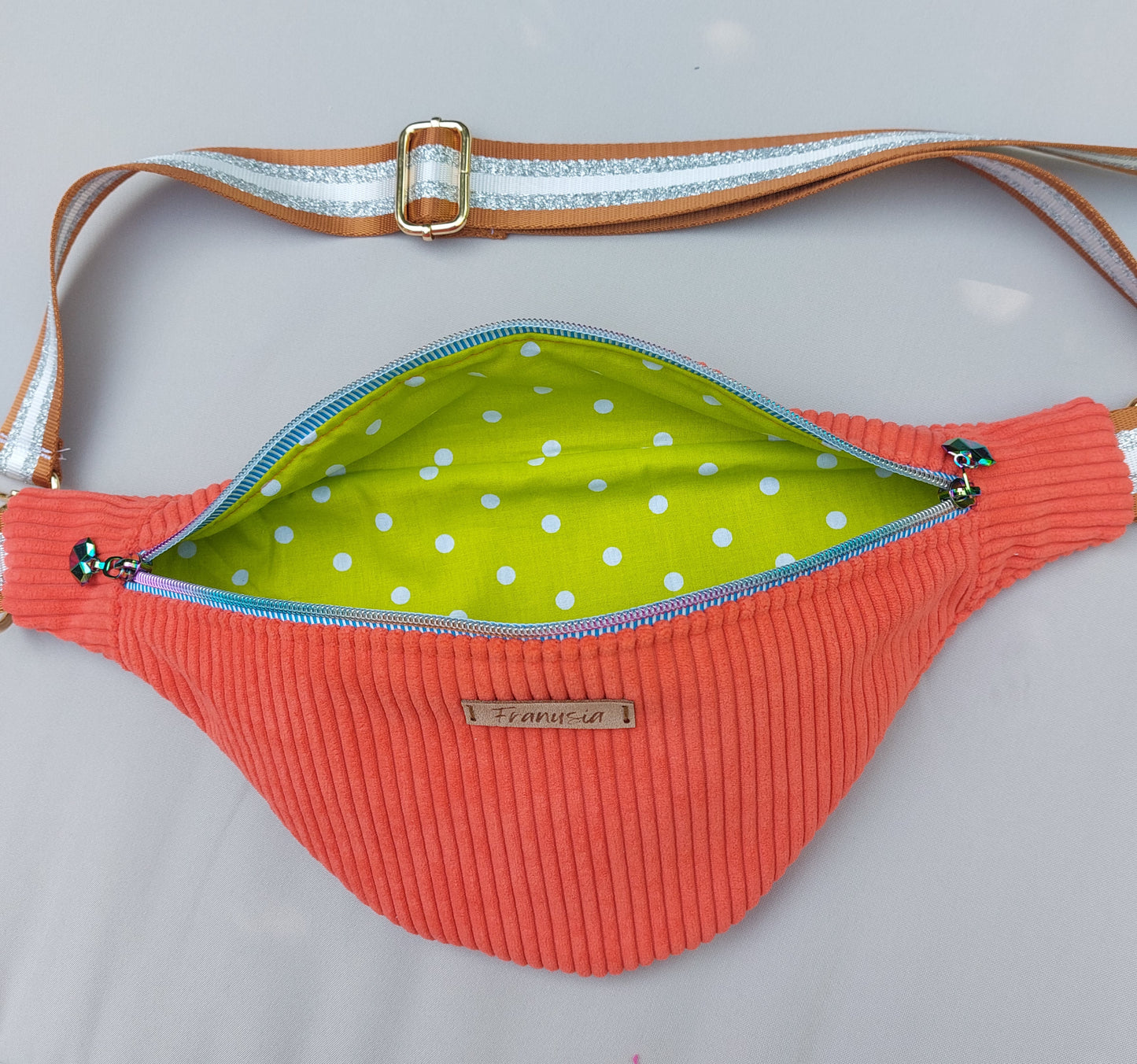 Sac banane velours